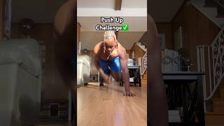 Push Up Challenge ✅ fitness calisthenics [upl. by Airdnaid]