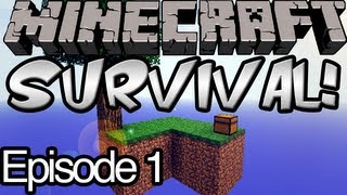 Minecraft Skyblock Survival Ep1  Stranded [upl. by Frannie]