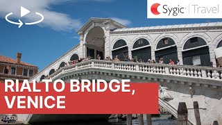 360 video Rialto Bridge Venice Italy [upl. by Liauqram]