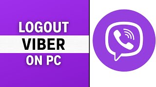 How to Logout Viber on PC 2023 [upl. by Ennaeirrac709]