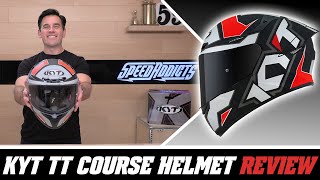 KYT TT Course Helmet Review at SpeedAddictscom [upl. by Zaob945]