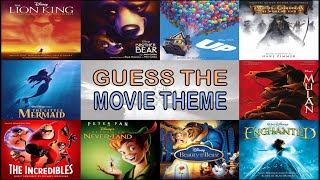 Movie Theme Quiz 40 Disney amp Pixar Instrumentals [upl. by Lathe]