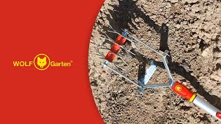 Wolf Garten MultiChange Soil Miller Test Drive  Gardening for Beginners [upl. by Hillier983]