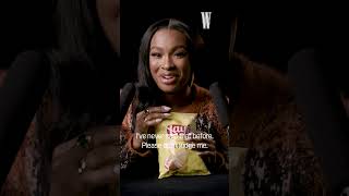 Coco Jones Shares Her Favorite Snack with W Magazine  W Magazine [upl. by Garrot419]