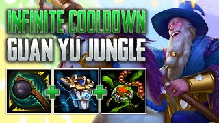 INFINITE COOLDOWN Guan Yu Jungle SMITE Conquest [upl. by Atilrak]