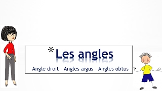 Les angles angle droit angles aigus angles obtus [upl. by Allix]