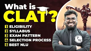 What is CLAT  Criteria Best NLU Exam Pattern Syllabus [upl. by Konikow513]