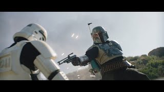 Boba Fett Gets His Armor Back  The Mandalorian S2E14 [upl. by Eirelam768]