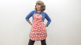 How to Sew a Full Apron [upl. by Nosnej]