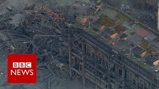 Didcot Power Station explosion  BBC News [upl. by Lek]