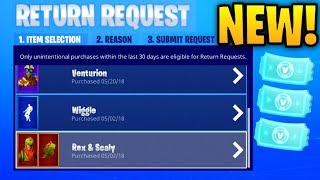 How To REFUND ANY ITEM In Fortnite Battle Royale PS4 Xbox One PC REFUND SYSTEM UPDATE NEW [upl. by Elliott914]