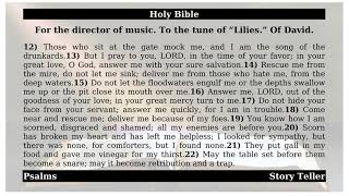 Psalms  Chapter 69  For the director of music To the tune of “Lilies” Of David  The Holy Bible [upl. by Edna84]