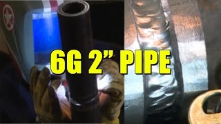 2quot 6G Pipe Welding with Freehand Root [upl. by Nybbor697]