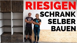 🔥 RIESIGEN 🔥 Schrank Einbauschrank selber bauen [upl. by Garnette]