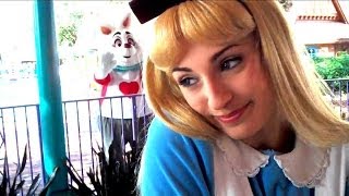 got miley  Riding The Teacups With Alice In Wonderland [upl. by Aicatsanna]