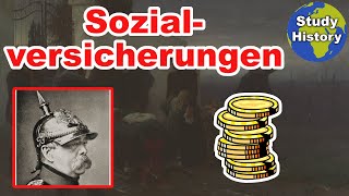 Sozialversicherungen im Kaiserreich I Begründung des Sozialstaats und Innenpolitik Bismarcks einfach [upl. by Annaxor488]