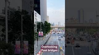 footbridge hongkong overlookingview [upl. by Yellek]