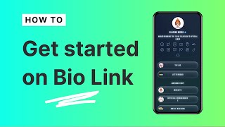 How to set up my linkinbio page using Bio Link [upl. by Eniamret]