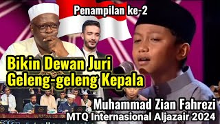 Semua Dewan Juri GelengGeleng Kepala 2 Raih Golden Buzzer  M Zian FahreziMTQ Aljazair 2024 [upl. by Yrelbmik477]