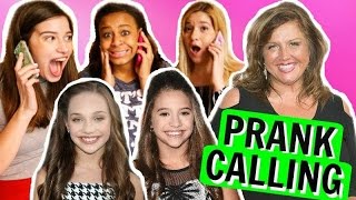 PRANK CALLING Abby Lee Miller amp Mackenzie Ziegler  Nia Sioux [upl. by Nnarefinnej153]