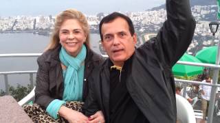 A atriz Maria Cláudia e Lino Corrêa no Corcovado [upl. by Kauffman]