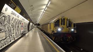 London Underground Battery Locomotives L51 and L20 at Charing Cross [upl. by Charteris]