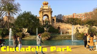 Ciutadella Park Barcelona Tour The Waterfall amp The Three Dragons’ Castle [upl. by Arul]