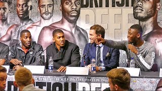 BRITISH BEEF  Lawrence Okolie vs Isaac Chamberlain  Anthony Joshua Co Promoter with Eddie Hearn [upl. by Borszcz]