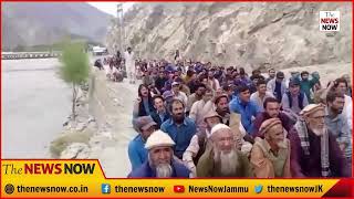 Persecuted people of Pakistan Occupied Gilgit Baltistan block highway [upl. by Enomad471]