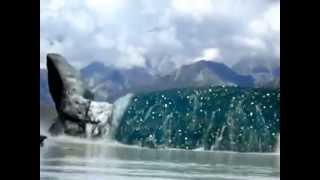 Flipping Iceberg in New Zealand  Tasman glacier [upl. by Nitniuq129]