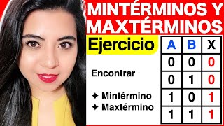 MINTÉRMINOS Y MAXTÉRMINOS  Ejercicio 1 [upl. by Orgel]