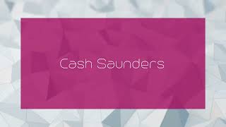 Cash Saunders  appearance [upl. by Sorgalim]