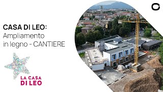 CASA DI LEO Ampliamento in legno  Cantiere [upl. by Ayr]