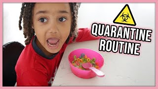 Our Daily Routine in Quarantine  Single Mom of 3 Year Old [upl. by Yllus509]