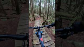 Handling Manhandler on Eagle Mtn 🇨🇦🚵‍♂️🌲🦅 Mountain Biking Canada enduromtb gopro shorts [upl. by Lenno30]