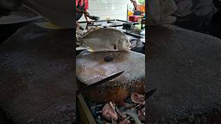 amazing skills silver fin trevally fishcutting shortvideo [upl. by Enelegna]