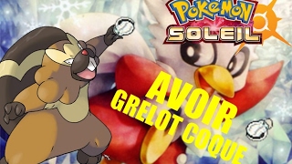 AVOIR GRELOT COQUE Pokémon SoleilLune [upl. by Nwahsiek169]