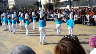 BAILE DE LOS PITUFOS en Plz las Culturas Melilla [upl. by Reaht339]