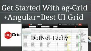 How to use ag grid in angular 6 [upl. by Deeraf]