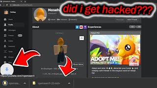 This Roblox Account Downloads Files To Your PC [upl. by Sallad]