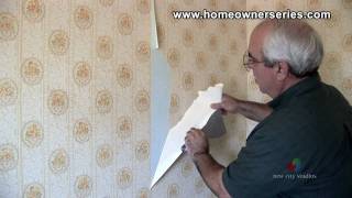 How to Fix Drywall  Removing Wall Paper  Drywall Repair [upl. by Wheeler]