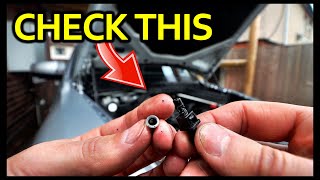 BMW WASHER JET NOT WORKING FREE EASY FIX [upl. by Ailugram]