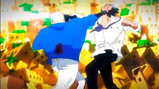 Garp vs Aokiji Kuzan Final fightonepiece AMV4k onepiece [upl. by Ymassej479]