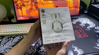 Unboxing Razer Viper Ultimate Mercury [upl. by Litta]