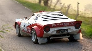 Lancia Stratos HF Group 4  Ferrari V6 Engine Sound [upl. by Karlan]