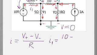 Nodal Analysis introduction and example [upl. by Ynnij]