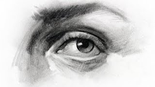 how to draw human 👁️ Eye🔥 😳Realistic 👁️ tutorial for beginners step by stepCreativeArtnk [upl. by Newbold]