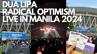 DUA LIPA RADICAL OPTIMISM LIVE IN PHILIPPINE ARENA 2024 [upl. by Rust]