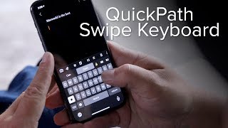 iOS 13 How to use the QuickPath swipe keyboard [upl. by Kersten]