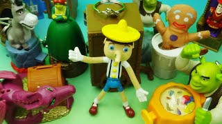 2001 BURGER KING RECALLED PINOCCHIO 8 FROM THE SHREK MOVIE COLLECTIBLES SET [upl. by O'Driscoll434]